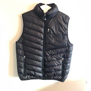 Men’s Puff Vest, Black, Large